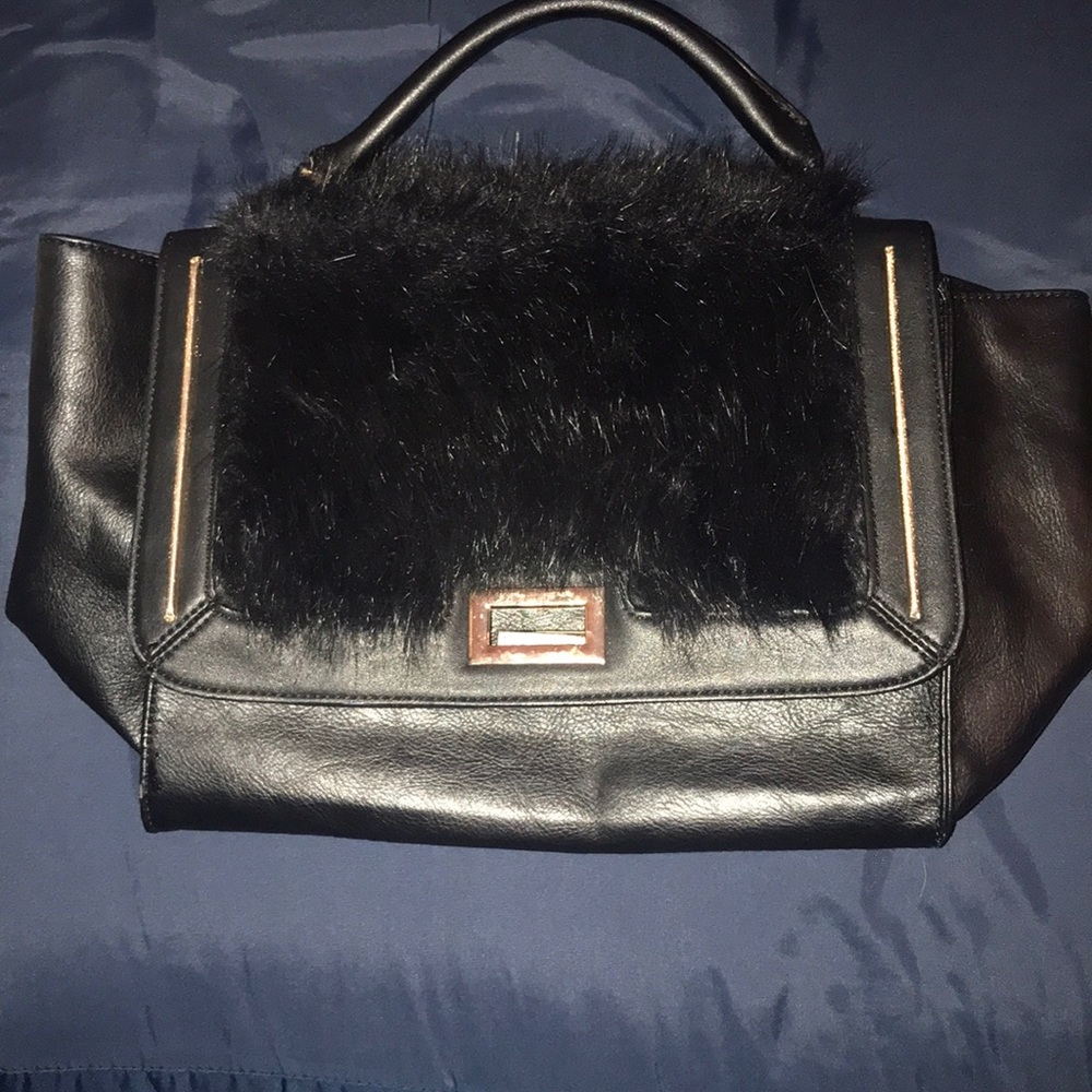 Aldo Purse with Faux Fur. Never Used.